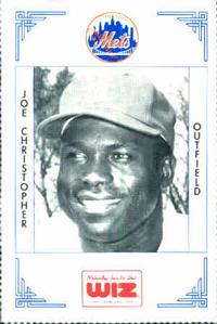 1991 The Wiz New York Mets #75 Joe Christopher Front