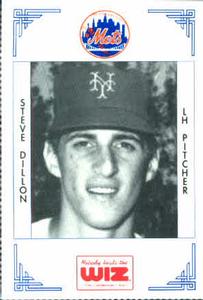 1991 The Wiz New York Mets #98 Steve Dillon Front