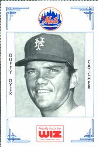 1991 The Wiz New York Mets #101 Duffy Dyer Front