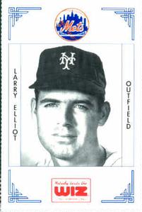 1991 The Wiz New York Mets #105 Larry Elliot Front