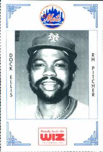 1991 The Wiz New York Mets #106 Dock Ellis Front