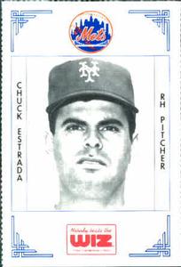 1991 The Wiz New York Mets #109 Chuck Estrada Front