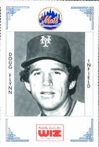 1991 The Wiz New York Mets #119 Doug Flynn Front