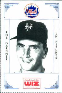 1991 The Wiz New York Mets #133 Rob Gardner Front