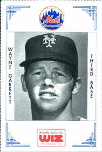1991 The Wiz New York Mets #135 Wayne Garrett Front
