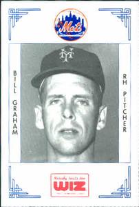 1991 The Wiz New York Mets #148 Bill Graham Front