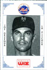 1991 The Wiz New York Mets #154 Joe Grzenda Front
