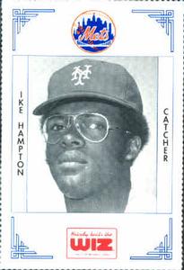 1991 The Wiz New York Mets #158 Ike Hampton Front