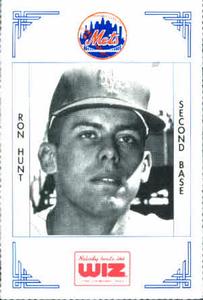 1991 The Wiz New York Mets #193 Ron Hunt Front