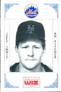 1991 The Wiz New York Mets #196 Jeff Innis Front