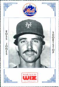 1991 The Wiz New York Mets #208 Ross Jones Front