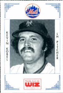 1991 The Wiz New York Mets #216 Kevin Kobel Front
