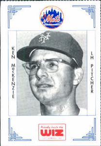 1991 The Wiz New York Mets #239 Ken MacKenzie Front