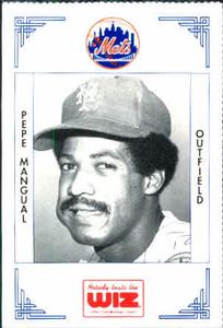 1991 The Wiz New York Mets #243 Pepe Mangual Front