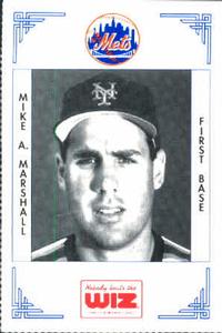 1991 The Wiz New York Mets #249 Mike A. Marshall Front