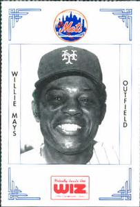 1991 The Wiz New York Mets #255 Willie Mays Front