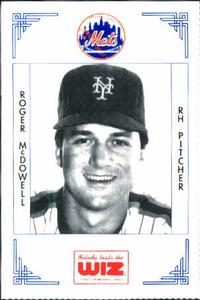 1991 The Wiz New York Mets #259 Roger McDowell Front