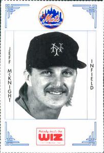 1991 The Wiz New York Mets #261 Jeff McKnight Front
