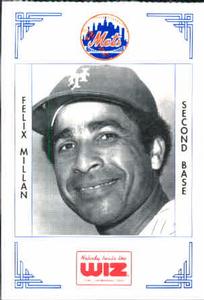 1991 The Wiz New York Mets #267 Felix Millan Front