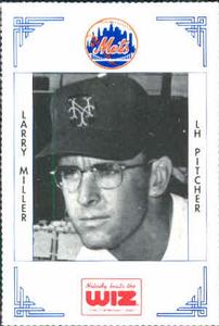 1991 The Wiz New York Mets #271 Larry Miller Front