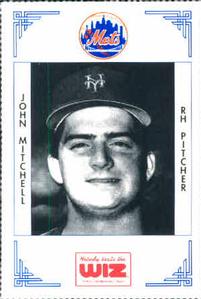 1991 The Wiz New York Mets #275 John Mitchell Front