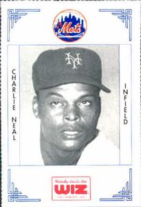 1991 The Wiz New York Mets #293 Charlie Neal Front