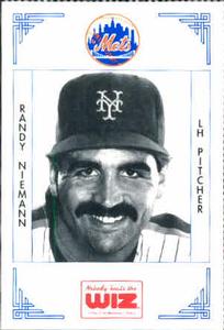 1991 The Wiz New York Mets #294 Randy Niemann Front