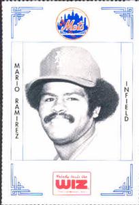 1991 The Wiz New York Mets #322 Mario Ramirez Front