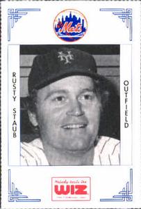 1991 The Wiz New York Mets #377 Rusty Staub Front