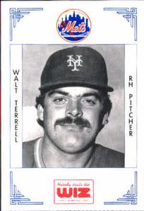 1991 The Wiz New York Mets #401 Walt Terrell Front