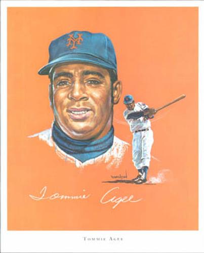 1969 Citgo New York Mets #NNO Tommie Agee Front