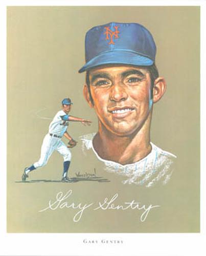 1969 Citgo New York Mets #NNO Gary Gentry Front
