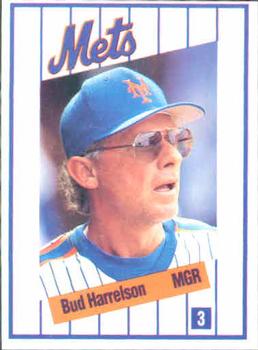 1991 Kahn's New York Mets #NNO Bud Harrelson Front