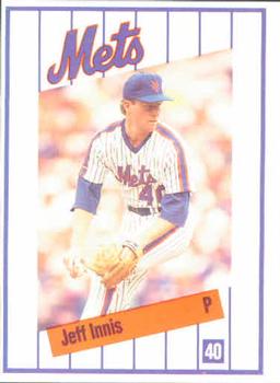 1991 Kahn's New York Mets #NNO Jeff Innis Front
