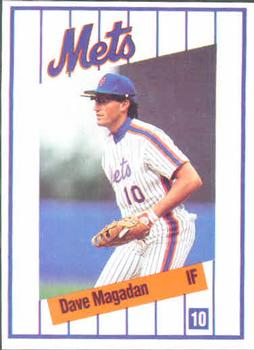 1991 Kahn's New York Mets #NNO Dave Magadan Front