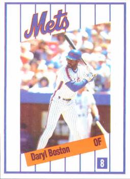 1991 Kahn's New York Mets #NNO Daryl Boston Front