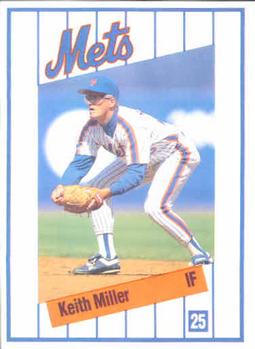 1991 Kahn's New York Mets #NNO Keith Miller Front