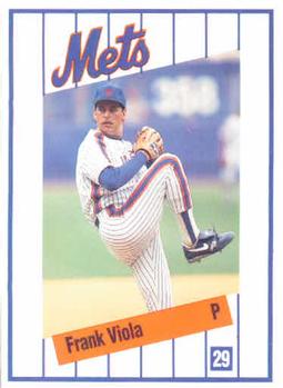 1991 Kahn's New York Mets #NNO Frank Viola Front