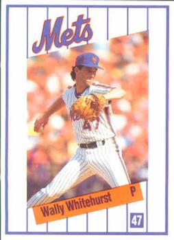 1991 Kahn's New York Mets #NNO Wally Whitehurst Front