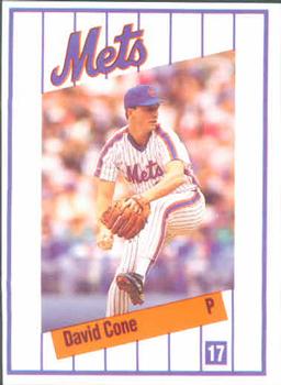 1991 Kahn's New York Mets #NNO David Cone Front
