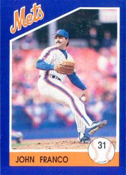 1992 Kahn's New York Mets #NNO John Franco Front