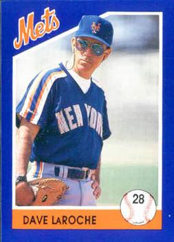 1992 Kahn's New York Mets #NNO Dave LaRoche Front