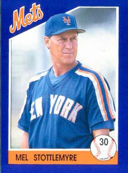 1992 Kahn's New York Mets #NNO Mel Stottlemyre Front