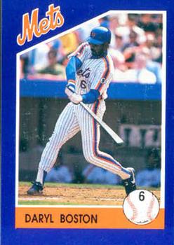 1992 Kahn's New York Mets #NNO Daryl Boston Front
