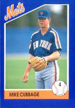 1992 Kahn's New York Mets #NNO Mike Cubbage Front