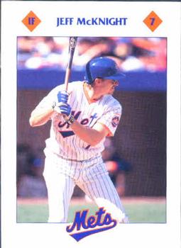 1993 Kahn's New York Mets #NNO Jeff McKnight Front
