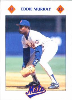 1993 Kahn's New York Mets #NNO Eddie Murray Front