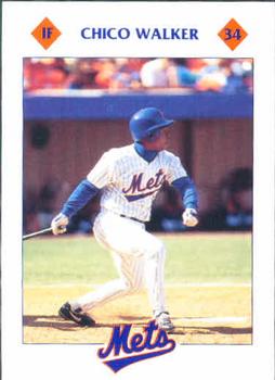 1993 Kahn's New York Mets #NNO Chico Walker Front