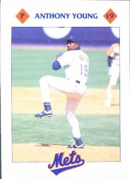 1993 Kahn's New York Mets #NNO Anthony Young Front