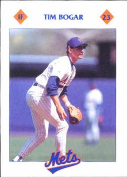 1993 Kahn's New York Mets #NNO Tim Bogar Front